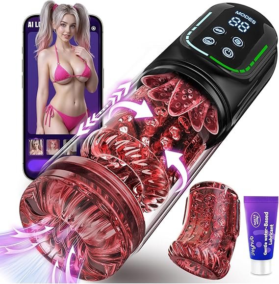 Jodiyece Male Masturbator Penis Pump - AI-Powered Pocket Pussy Male Sex Toys for Men
