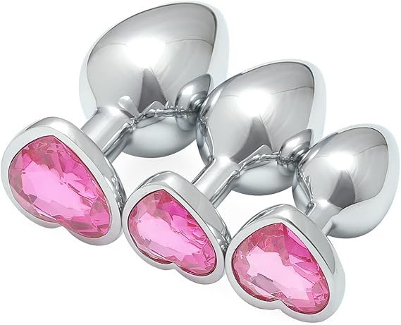 Smooth Metal Jewel Anal Plug - Beginner Friendly