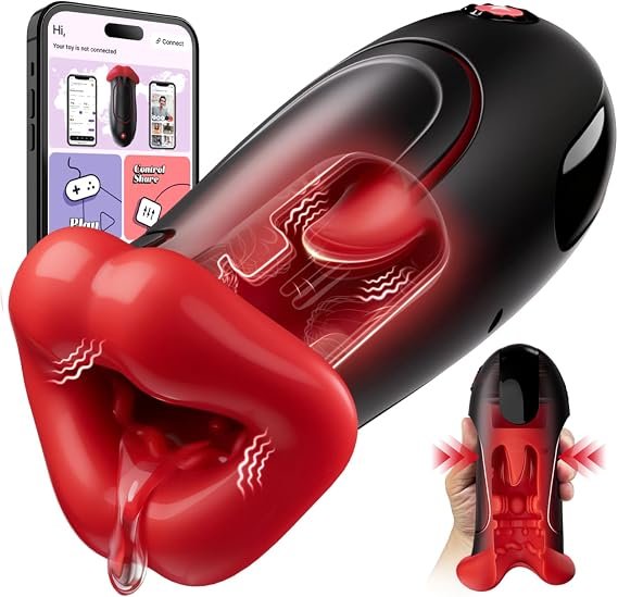 APP-Controlled Dual Motor Vibrating Male Stroker