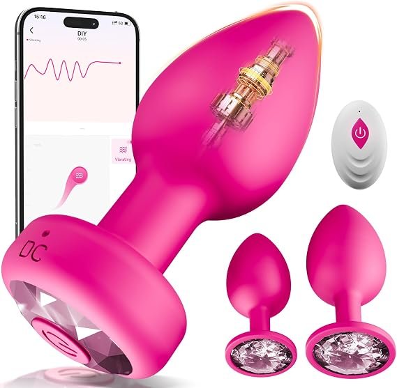 App-Controlled Vibrating Prostate Massager & Anal Plug Set