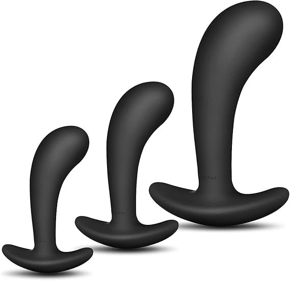 3-Piece Progressive Silicone Butt Plug Training Set