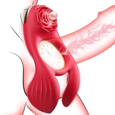 Vibrating Cock Ring Couples Game Sex Toys for Men Women