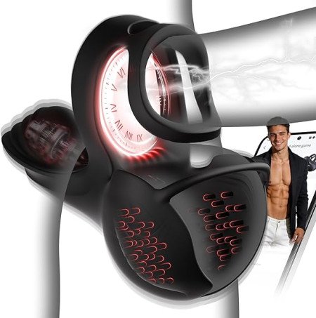 Smart Heated Vibration Male Wellness Stimulation Sleeve