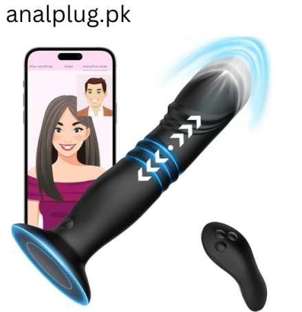 Anal Sex Toys 3 in 1 Bluetooth APP Remote Control Thrusting Vibrating