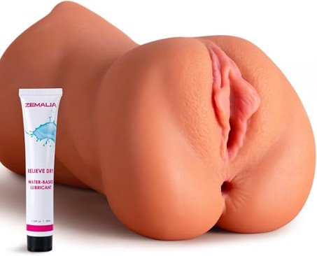 ZEMALIA 3 in 1 Pocket Pussy Sex Toys for Men
