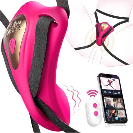 App Controlled Wearable Panty Vibrator for Couples with Dual Stimulation