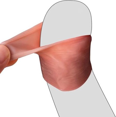 Penis Foreskin Sleeve Silicone Cock Sleeve Extension Sheath Penis Ring