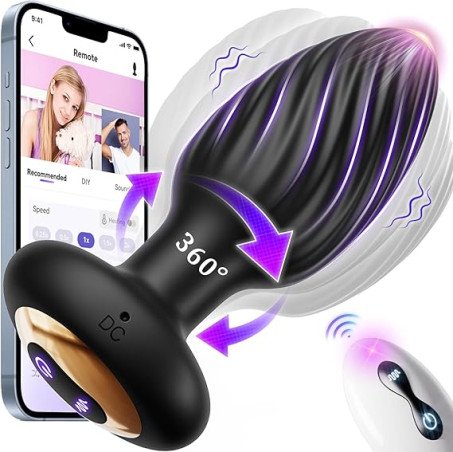 App-Controlled Rotating and Vibrating Prostate Massager