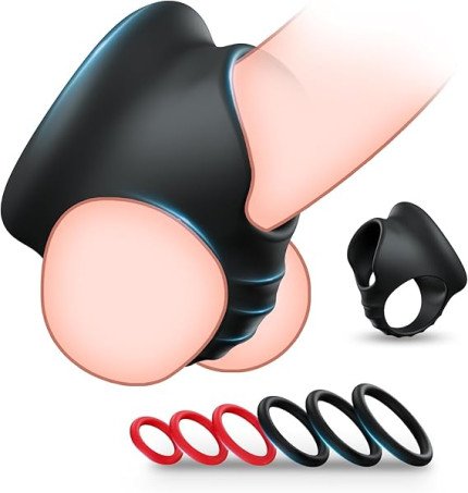 Sex Toys Penis Ring Silicone Cock Rings Set for Men Erection Sex