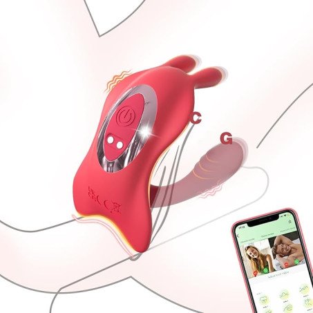 App-Controlled Dual-Stimulation Wearable Couples Vibrator with Remote Sync