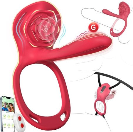 Smart App Controlled Wearable Panty Vibrator with Dual Stimulation