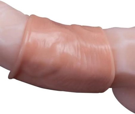 Soft Realistic Sleeve Extender Sheath for Men Male Enhancement Extension Sleeve 2 Pcs