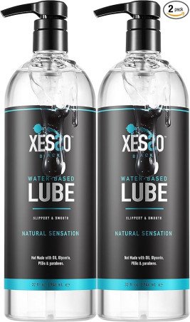 XESSO Water-Based Lube 2 Packs of 32 fl oz