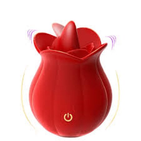  Rose Licking & Vibration Stimulator