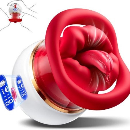 Xacml 5 in 1 Rose Vibrator 10 Modes for Clit Nipple