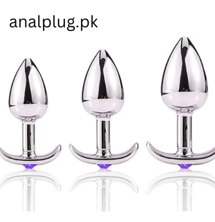 4 PCS Jewel Butt Plugs Sex Toy Anal Training Kit