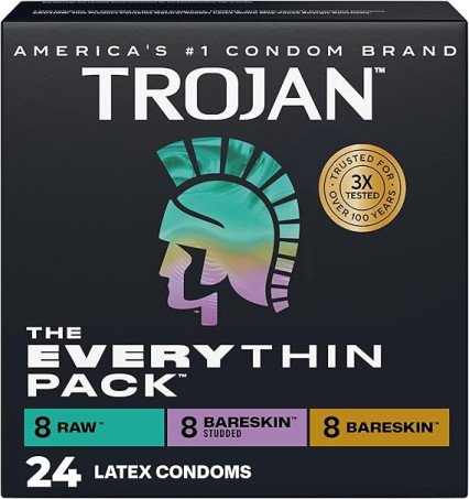 Trojan BareSkin Condoms, Everythin Variety Pack
