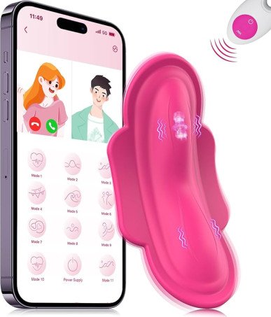 Smart Butterfly App & Remote Control Wearable Panty Vibrator for Couples
