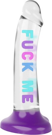 7.7'' Realistic G-spot Dildo with 3D Colorful Letters Embedded