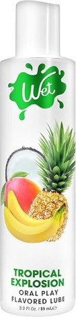 Wet Tropical Explosion Premium Flavored Edible Lube for Men