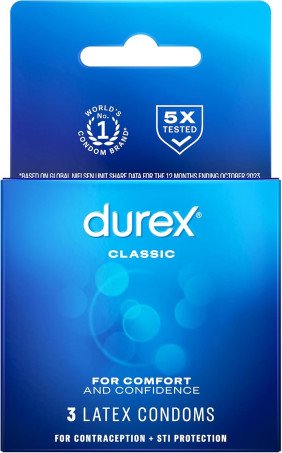 Durex XXL Extra Large Lubricated Condoms