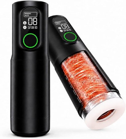 Advanced Automatic Male Masturbator with 360° Dual-Direction Rotation, Heating, 10 Modes & USB-C Char