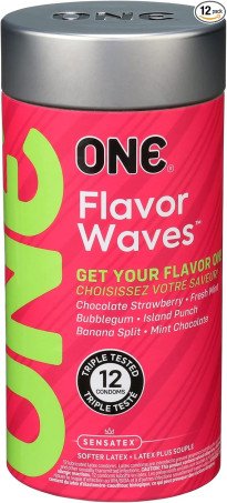 ONE Condoms FlavorWaves | Assorted Flavors Condoms