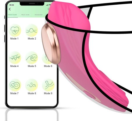 Smart App Controlled Wearable Panty Vibrator Remote Control Sex Toy