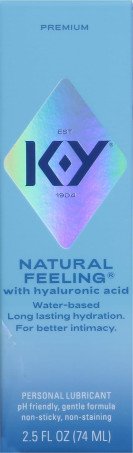 K Y Natural Feeling with Hyaluronic Acid