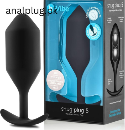 B Vibe Snug Plug 5 Weighted Silicone Plug