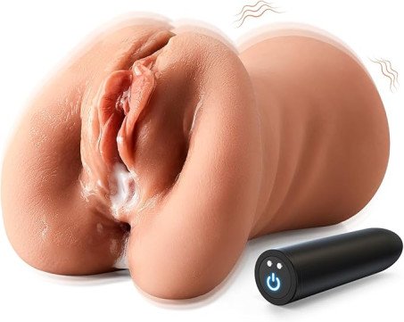 3 in 1 Pocket Pussy Male Masturbator with Bullet