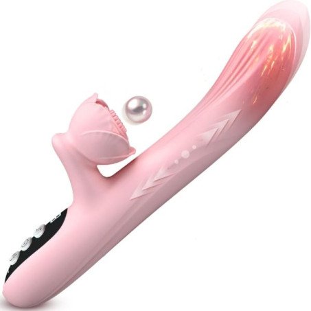 Thrusting G-Spot Vibrator with LCD Display