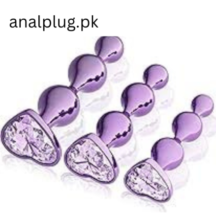3 Pcs Metal Anal Butt Plugs Adult Sex Toys