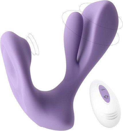 App-Controlled Dual Motor G-Spot & Clitoral Wearable Vibrator for Women and Couples