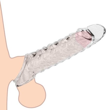 Penis Sleeve with Cock Ring Sex Toys