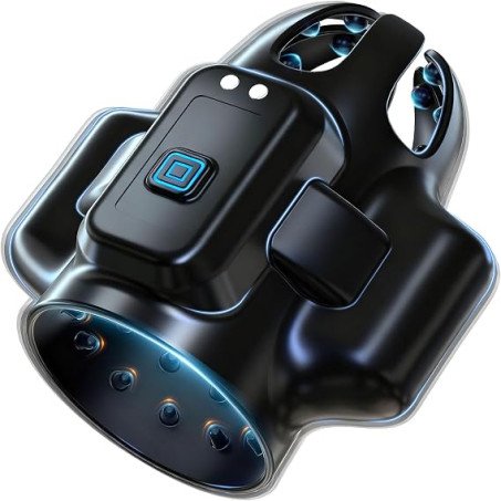 ZAXELL Glans Penis Vibrator & Male Masturbator with 10 Vibration Modes, IPX7 Waterproof Silicone Design